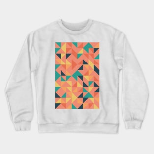 Creative Geometric Colourful Triangle Pattern #33 Crewneck Sweatshirt